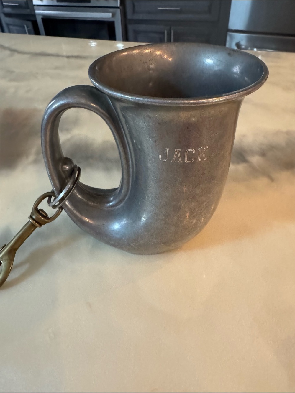 Things Remembered Personalized Pewter Mug - Gray Finish - "JACK"